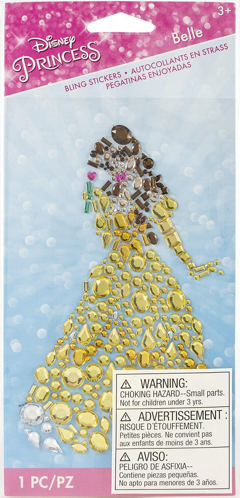 Sticko Disney Bling Embellishments-Belle, Multi...