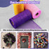 Swpeet 3 Rolls 6 Inches Mesh Ribbon Glitter Metallic Wrapping Ribbon Kit, Glitter Tulle Fabric Spool Ribbon Metallic Foil Mesh Ribbon for DIY Proj...