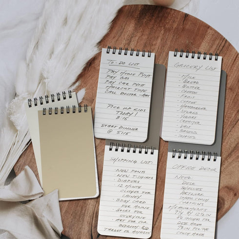 ZICOTO Aesthetic Pocket Notebooks Set Of 8 - Small 3x5 Spiral Notepads With Lined Pages - The Perfect Little Mini Note Pads to Stay Organized and ...
