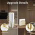 Paper Towel Holder Countertop, Stainless Steel Paper Towel Roll Holder and Paper Napkinholder Set, Standing Paper Towel Roll Holder Stand with Wei...