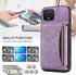 Phone Case for Google Pixel 4 Wallet Cover with Crossbody Shoulder Strap and Leather Credit Card Holder Pocket Slim Stand Cell Accessories Mobile ...
