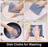 Cotton Kitchen Dish Cloths, 6 Pack Super Absorbent and No Lint Waffle Weave Dish Towels, Fast Drying Dish Rags for Washing Dishes, 12 x 12 Inch, M...