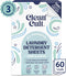 Cleancult Laundry Detergent Sheets - 3 Stain Fighting Enzymes - Concentrated Liquidless Laundry Detergent Sheets - Fragrance Free - 60 Loads - Fre...