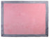 Bacati - Solid Center with Frame Style Border Plush Blanket (Solid Baby Pink/Grey Border)...
