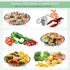 Buylorco Stainless Steel Folding Vegetable Steamer Insert for Veggie & Seafood Cooking (fits pots 5" to 9")...