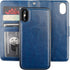 Bocasal for iPhone Xs/X Wallet Case with Card Holder PU Leather Magnetic Detachable Kickstand Shockproof Wrist Strap Removable Flip Cover for iPho...