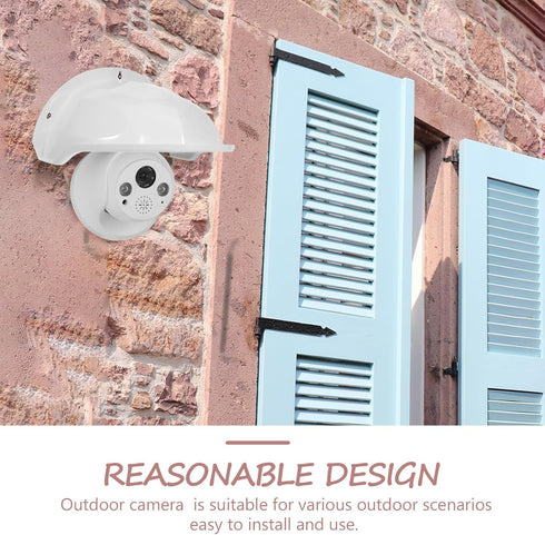 MAGICLULU 2Pcs Camera Sun Rain Security Cover Universal Security Camera Protective Shield Cameras Sun Rain Shade Camera Cover Shield for Cameras O...