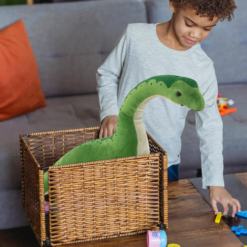 Dinosaur Plush - Soft and Cuddly Stuffed Animal Pillow 19inches- Cute Standing Design - Nursery Decoration idea - Great Gift for Boys, Girls, Todd...
