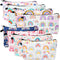 AUHOKY 8 Styles Makeup Bag Toiletry Pouch Waterproof Cosmetic Bag with Zipper Travel Packing Bag, Small Cosmetic Bag Accessory Organizer for Women...