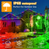 Solar String Lights Outdoor Waterproof LED,66ft 200 LED Rope Lights Solar Powered,8 Modes Multicolor Fairy Lights with Remote for Christmas Garden...