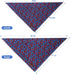 MR. CHUBBYFACE American Flag 4th of July Dog Bandanas Reversible Triangle Bibs Scarf Accessories for Dogs Cats Pets...