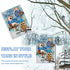 Home Decorative Hello Winter Owls Family Garden Flag, Animals Yard Outside Decorations, Snow Farmhouse Outdoor Small Decor Double Sided 12x18...