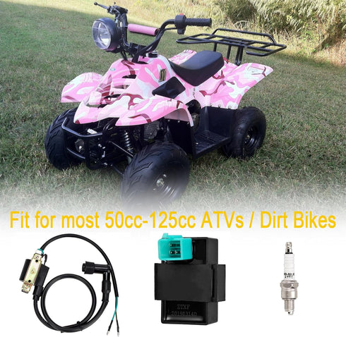 HIAORS Ignition Coil 5 Pin CDI Box for Tao Tao Coolster 110cc 125cc ATV Boulder B1 Baja Roketa Sunl Buyang Loncin Lifan Kazuma Meerkat Chinese 4 W...