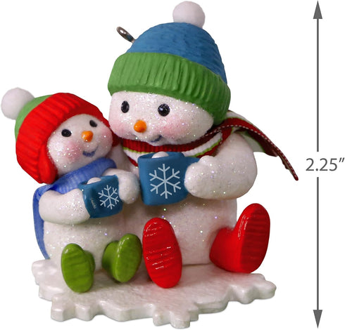 Hallmark 1599QX9523 Christmas Ornament Keepsake 2018 Year Dated Cocoa Cuddles, Making Memories...