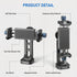 Ulanzi MA53 Metal Phone Tripod Mount Adapter with Arca Swiss/Uka Interface, 2 Cold Shoe, 360° Swivel Cellphone Tripod Adapter, iPhone Sumsang Hold...