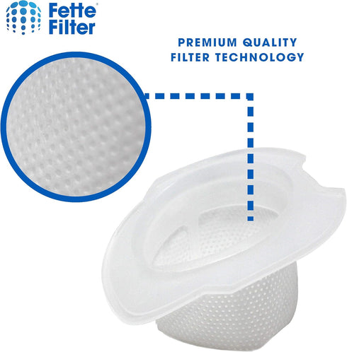 Fette Filter - Vacuum Replacement Filters Compatible with Swiffer Sweep and Vac. Compare to Part #99196 (Pack of 4)...