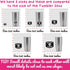 (3PCS) Safety Third Sticker Safety 3rd Funny Hard Hat Sticker Skull Warning 3" Die-Cut Waterproof Vinyl Sticker for Helmet Toolbox Water Bottle Ph...