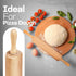 All-Purpose 17.6 Inch Beech Wood Non-Stick Rolling Pin - For Baking, Pizza, Pasta, Pie, Cookies, Pastry....