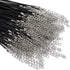 60Pcs Waxed Necklace Cord Bulk for Jewelry Making,Necklace Rope String with Clasp for DIY Bracelet Pendant,Black(18 Inches and Thickness 1.5mm), P...