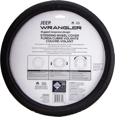 Plasticolor 006712R01 Steering Wheel Cover compatable with Jeep Wrangler...