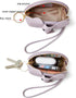 Small Leather Coin Purse for Women Cute Elephant Change Purse for Girls Zipper Coin Pouch Wallet with Key Chain and Wrist Strap (4-Purple)...