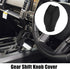 X AUTOHAUX Car Faux Leather Gear Shift Knob Cover for Ford Focus Escape Fusion Fiesta Transit Van Black...