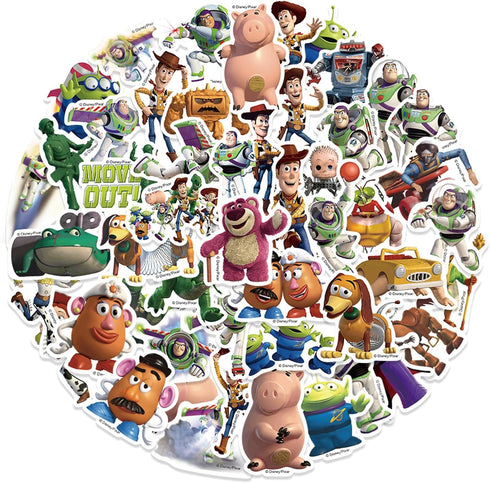50Pcs Toy Story Sticker for Kids,Cute Cartoon Characters Stickers, Decal Childrens Decorative Sticker for Teens Adults (Pink)...