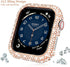 Mosonio Case Cover Compatible with apple watch 41mm, Full Bling Metal watch case 9/8/7 41mm for Women, Shiny and Durable Protective Case Cover for...