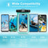 JOTO IPX8 Waterproof Phone Pouch Case, Underwater Dry Bag for Phone Protector for iPhone 15 14 13 12 11 Pro Max, Galaxy S24 S23 S22 Ultra Pixel to...