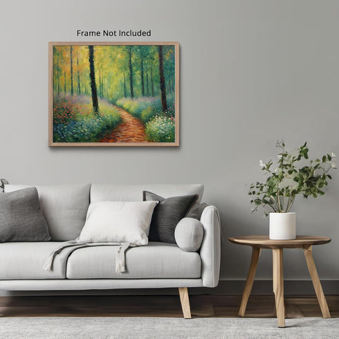 Posterizer 1 pcs- beautiful jungle trees scenary landscape 2-Landscape & Nature Art-Floral Botanical Art- Decor for Home & Office- unframed wall a...