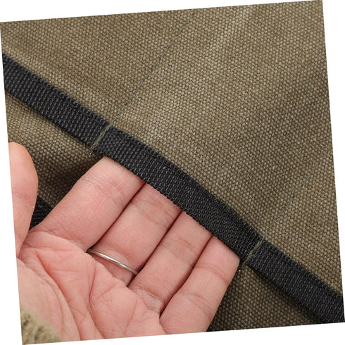 DOITOOL Roll Pouch for Craftwork Electricians Bag Up Carving Electrician Organizer Tool Pockets Hvac Woodworking Mechanic Carpenter Spanner Handym...