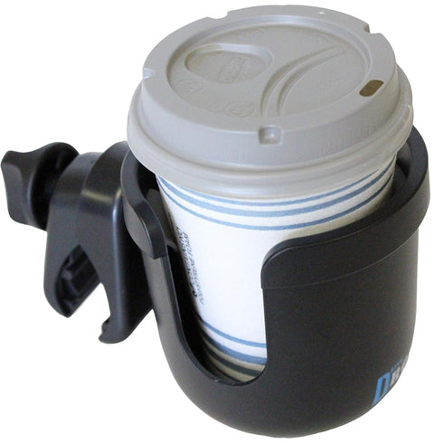 W4W Universal Stroller Cup Holder – Mega Strength Adjustable Clamp fits on Any Bike, Walker, Wheel Chair, Car – Large Adjustable Drink Holder fits...
