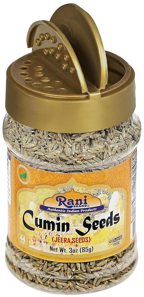 Rani Cumin Seeds Whole (Jeera) Spice 3oz (85g) PET Jar ~ All Natural | Gluten Friendly | NON-GMO | Kosher | Vegan | Indian Origin...
