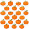 60 Pieces Pumpkin Cutouts Classroom Decoration Fall Bulletin Board Decorations 6 Designs Pumpkin Cutouts with 60 Glue Point for Halloween Fall Tha...