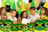 Jamaican Flag Jamaica Birthday Party Supplies Set Plates Napkins Cups Tableware Kit for 16...