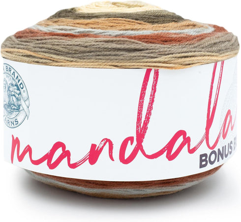 Lion Brand Yarn Mandala Bonus Bundle Yarn, 1 Pack, Cyclops......