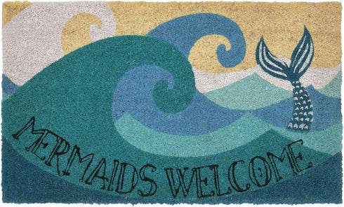 Durable Non-slipLiora?Manne?Natura Door Mat - Novelty Designs, Durable Natural Coir & Vinyl Back, Long Lasting Color, Foyers, Porches, Patios & De...