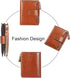 Lavemi Small Compact Women Wallet RFID Blocking Genuine Leather Bifold Purse with ID Windows(Brown)...