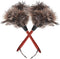 Ostrich Feather Duster (Set of 2), 14-Inch, Indulge in Effortless Elegance with Premium Reusable Design for Thorough, Eco-Friendly Cleaning at Hom...
