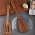 Wooden Cooking Utensils Set 4-Piece Wood Kitchen Utensil Set for Non Stick Cookware Wooden Spatula,Fork,Turner,Ladle,Strainer Spoons...