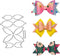3 Sets Bow Tie Metal Die Cuts,Christmas Bowtie Hair Bow Cutting Dies Cut Stencils for DIY Scrapbooking Decorative Embossing Paper Leather Scrapboo...
