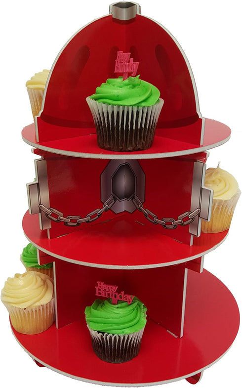 Cupcake Stand for Children's Parties, Fire Hydrant, Fire Fighter Theme!...
