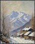 Posterizer 1 pcs-beautiful snowy scenary in winter -1-Landscape & Nature Art-GIft for Men Women Teens-Dining Room Decor- unframed wall art...