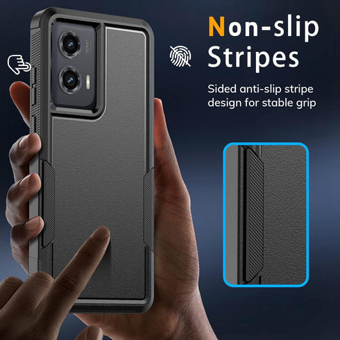 for Moto G Stylus 5G 2024 Case with HD Screen Protector, 10 FT Military Grade Drop Protection, Anti-Slip Breathable Design, Air Cushion Full-Body ...
