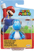 Super Mario Action Figure 2.5 Inch Light Blue Yoshi Collectible Toy...