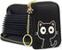 CONISY Cute Credit Card Holder for Women, Small Leather Zipper RFID Card Case Wallet with Removable Keychain...