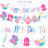 Baking Birthday Party Banner Little Bakers Birthday Decoration Macaron Party Banners Baking Birthday Party Decoration for Girls Cooking Baby Showe...
