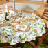 DII Lemon Bliss Outdoor Tabletop, Collection Stain Resistant & Waterproof, 60" Round w/Zipper...
