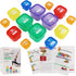 Finorder 21 Day Portion Control Container Kit (14-Piece) with Complete Guide, BPA Free Food Portion Container Set for Meal Prep, 21 Day Lose Weigh...