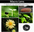 YACSEJAO 3 in 1 Cell Phone Camera Lens Kit Portable Cell Phone Camera Lens Super Wide Angle Lens Macro Lens Fisheye Lens Clip for Smartphones and ...